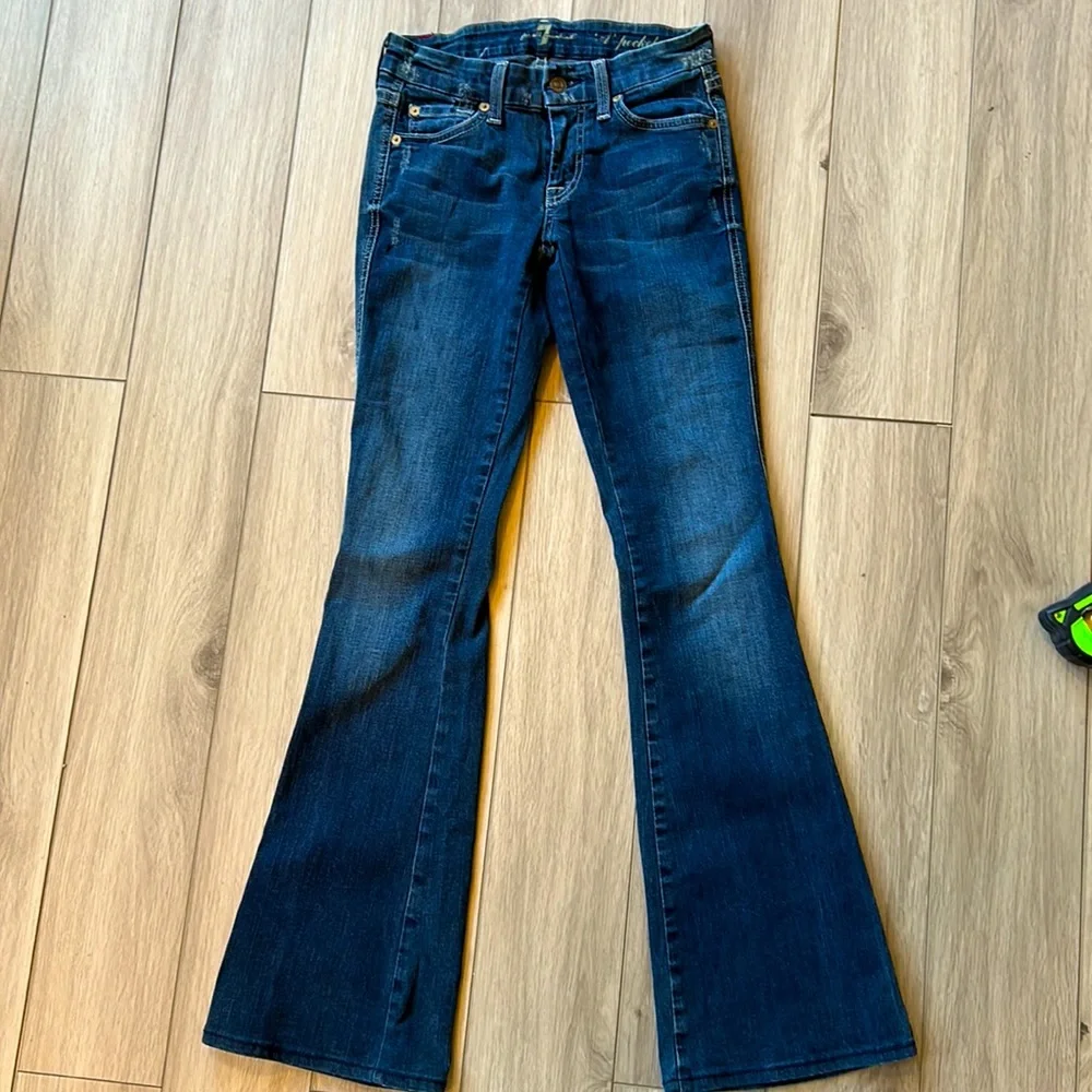 7 For All Mankind Flare Leg Jeans - Picture 5 of 6